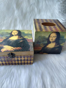 komplet: szkatuka i chustecznik (Mona Lisa) - 2870143350