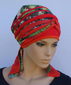 lekki turban TROPIKALNY - 2870897953