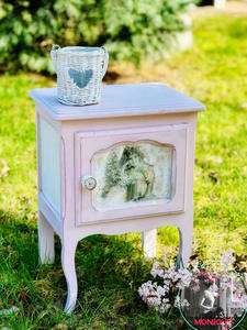 Romantyczna szafka shabby chic, delikatna - 2878234815