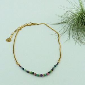 Naszyjnik choker z mineraami - 2878732417