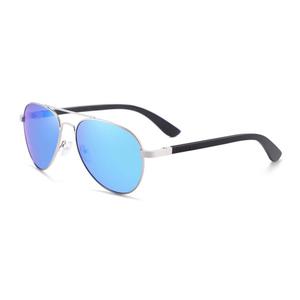 Drewniane okulary przeciwsoneczne Niwatch Musca Blue Mirror - 2876429876