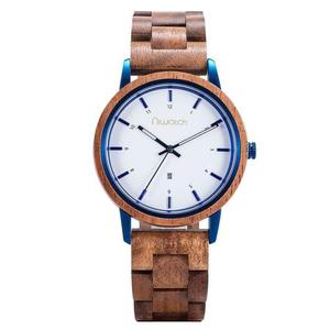 Zegarek drewniany Niwatch - kolekcja AZURE - ZEBRAWOOD - 2860447067