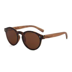 Drewniane okulary przeciwsoneczne Niwatch Cassiopeia Brown & Zebrawood - 2868108669