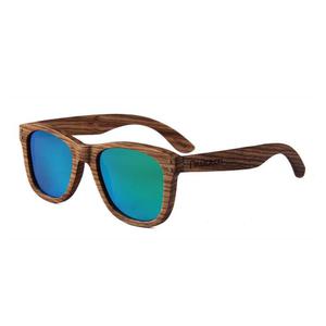 Drewniane okulary przeciwsoneczne Niwatch Gemini Green - 2874901790