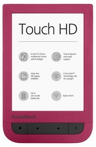 Pocketbook PocketBook 631 Touch HD bordowy - 2856013956