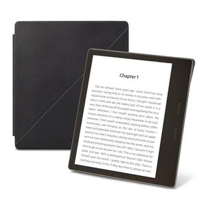 Amazon Kindle Etui Skrzane Premium Kindle Oasis 2 czarne (2017) z podprk - 2858634018