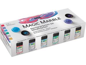 Farby Marmurkowe Magic Marble Metalic 6X20 ml Kreul - 2859848763