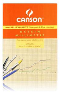 Papier Milimetrowy w Bloku A4 50 ark Canson - 2859849225