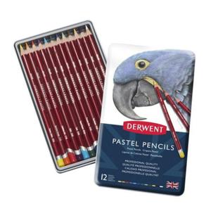 Kredki Pastelowe Derwent Pastel Pencils 12 szt. (Metalbox) - 2859849574