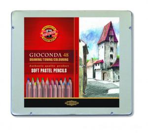 Kredki Pastelowe Koh-I-Noor Gioconda 48 szt. (Metalbox) - 2859849581