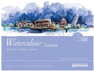 Blok do Akwareli Gamma Watercolour 34 x 46 cm 10 ark 270 g RG - 2872629290