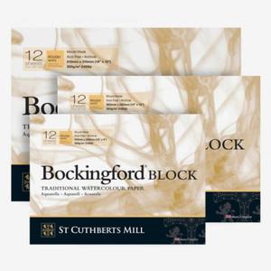 Blok Akwarelowy Bockingford 23 x 31 cm 12 ark * 300 g RG - 2872629910