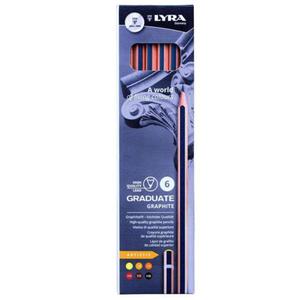 Zestaw 6 Owkw ART B - 6B Lyra Graduate Graphite - 2875025584