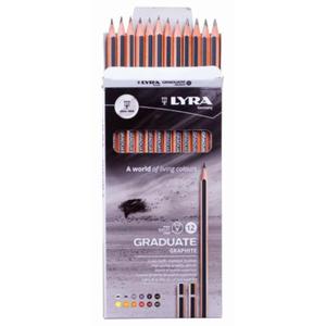 Zestaw 12 Owkw 4H - 6B Lyra Graduate Graphite - 2875025586