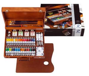 Zestaw Farb Olejnych Talens Van Gogh Superior w Kasecie Drewnianej - 2823967439