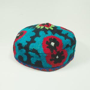 Uzbecka czapka damska mska krymka z haftem krzyykowym (56-57 cm) - 2868513370