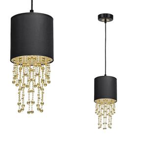 Lampa wiszca ALMERIA BLACK/GOLD 1xE27 - 2870055819