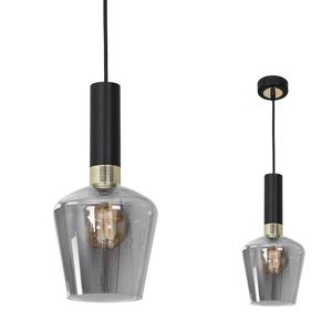 Lampa wiszca ROMA BLACK 1xE27 - 2871962989