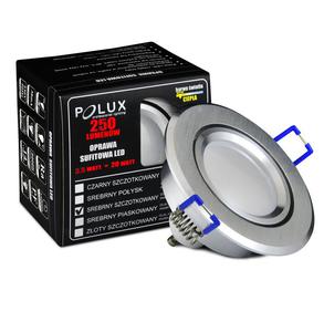 Oczko halogenowe SUN LED GU10 3,5W 20W 301192 Srebrny szczotkowany GOLDLUX