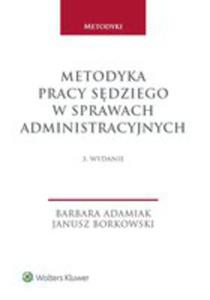 Metodyka Pracy Sdziego W Sprawach Administracyjnych