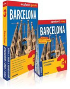 Barcelona Explore! Guide 3w1: Przewodnik + Atlas + Mapa - 2853017962