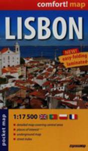 Lisbon Laminowany Plan Miasta 1:17 500 - 2847450012