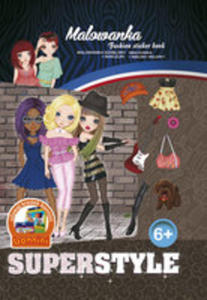 Malowanka 2419-01 Fashion Sticker Book - 2840326163