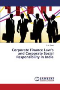 Corporate Finance Law's And Corporate Social Responsibility In India - 2857152589