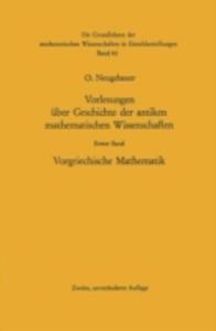 Vorlesungen Uber Geschichte Der Antiken Mathematischen Wissenschaften - 2857136847