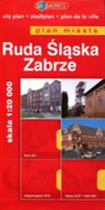 Ruda lska. Zabrze. Plan Miasta W Skali 1:20 000 - 2843674276