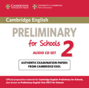 Cambridge Pet For Schools 2: : Audio Cds (2) - 2839762355