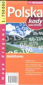 Polska 1:750 000 Kody Pocztowe Mapa Drogowa - 2852229110