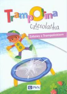 Trampolina Czterolatka Zabawy Z Trampolinkiem