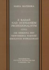 Z Bada Nad Ocenianiem Profesjonalnym - 2840084009