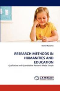 Research Methods In Humanities And Education - 2857080788