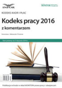 Kodeks Pracy 2016 Z Komentarzem - 2846043578