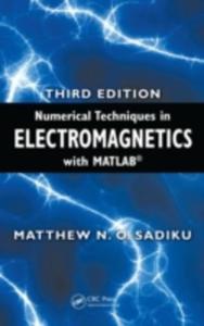 Numerical Techniques In Electromagnetics With Matlab - 2853921340