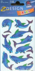 Naklejki Na Byszczcym Papierze Delfiny