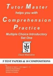 Tutor Master Helps You With Comprehension Practice - Multiple Choice Introductory Set One - 2839958611