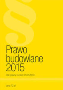 Prawo Budowlane 2015 - 2849004995