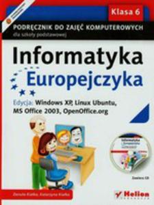 Informatyka Europejczyka 6 Podrcznik Z Pyt Cd Edycja Windows Xp Linux Ubuntu Ms Office 2003 Openoffice. Org - 2839823283