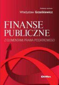 Finanse Publiczne Z Elementami Prawa Podatkowego - 2839397583