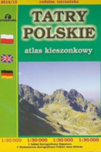 Tatry Polskie Atlas Kieszonkowy 1:30 000 - 2839293057