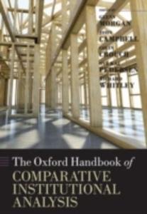 The Oxford Handbook Of Comparative Institutional Analysis - 2849922999