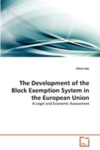 The Development Of The Block Exemption System In The European Union - 2857086164