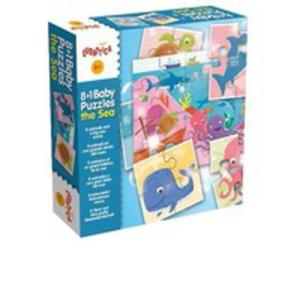 Ludattica Puzzle 8+1 Baby Puzzle Morze - 2846045237