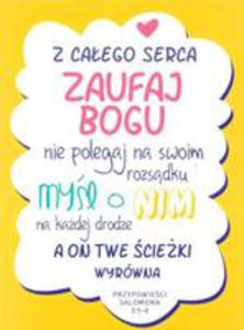 Kartka - Z Caego Serca Zaufaj Bogu - ta - 2850537567