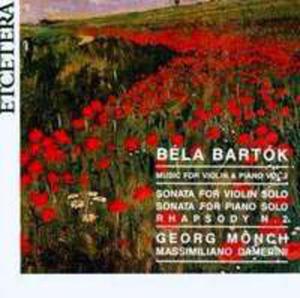 Bartok: Music For Violin And Piano Vol. 2 - 2839251548