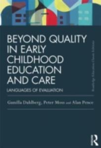 Beyond Quality In Early Childhood Education And Care - 2855657611