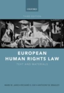 European Human Rights Law - 2839862783